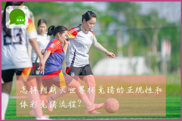 怎样判断买世界杯竞猜的正规性和体彩竞猜流程？